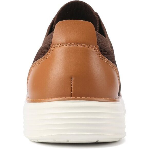 ⚡VILOCY Men's Brown Fashion Business Comfortable Breathable Dress Sneaker - Picture 6 of 8